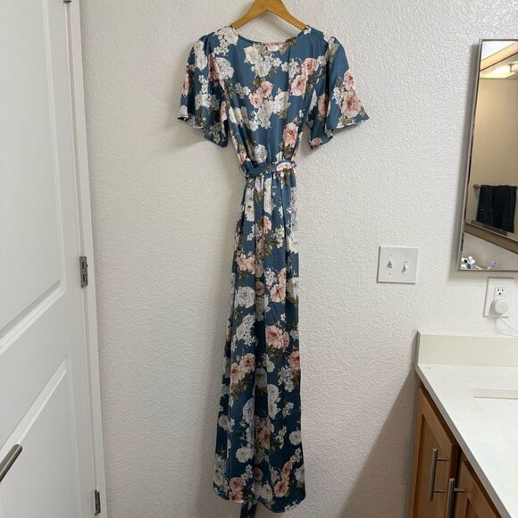 BNWT Baltic Born Sicily Satin Maxi Dress size Small - Picture 3 of 4